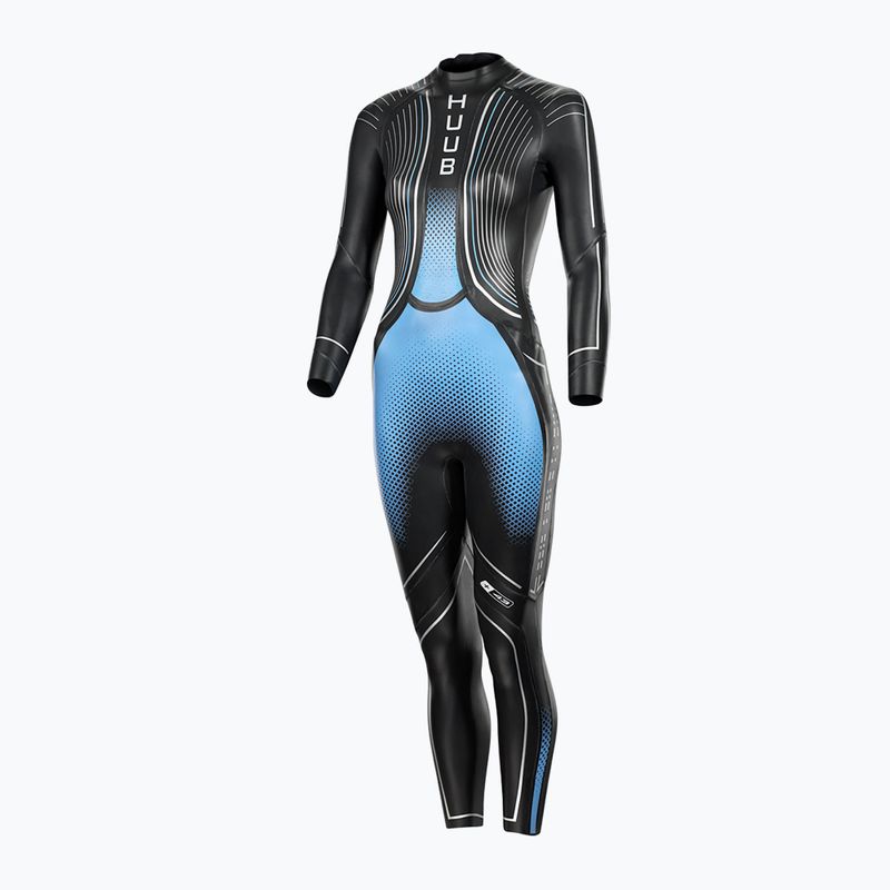 Triathlon neoprenanzug Damen HUUB Agilis Brownlee 3:3 schwarz-blau FRE33WS 9