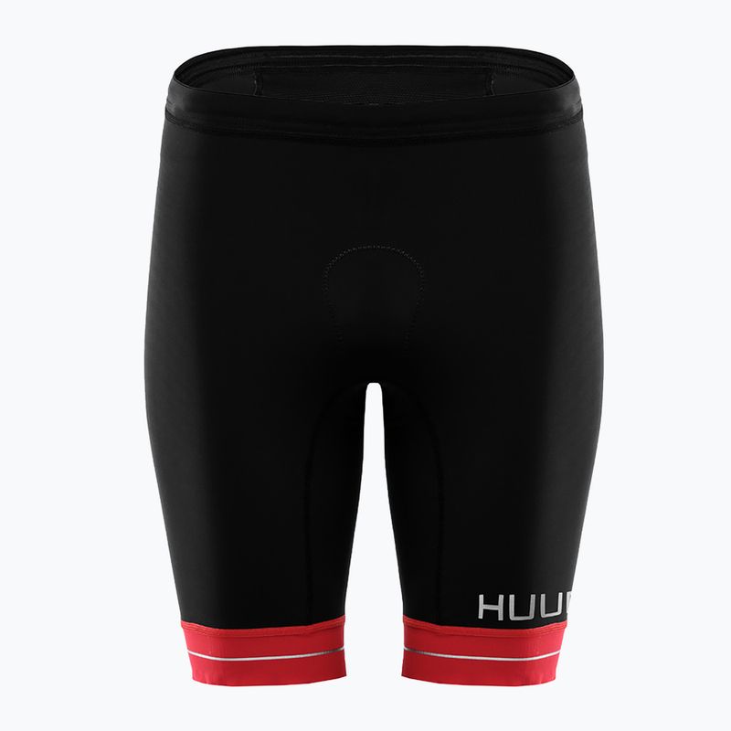 Triathlonshorts Herren HUUB Race Tri Short schwarz/rot RCSH