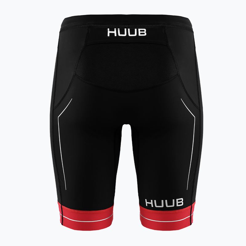 Triathlonshorts Herren HUUB Race Tri Short schwarz/rot RCSH 3
