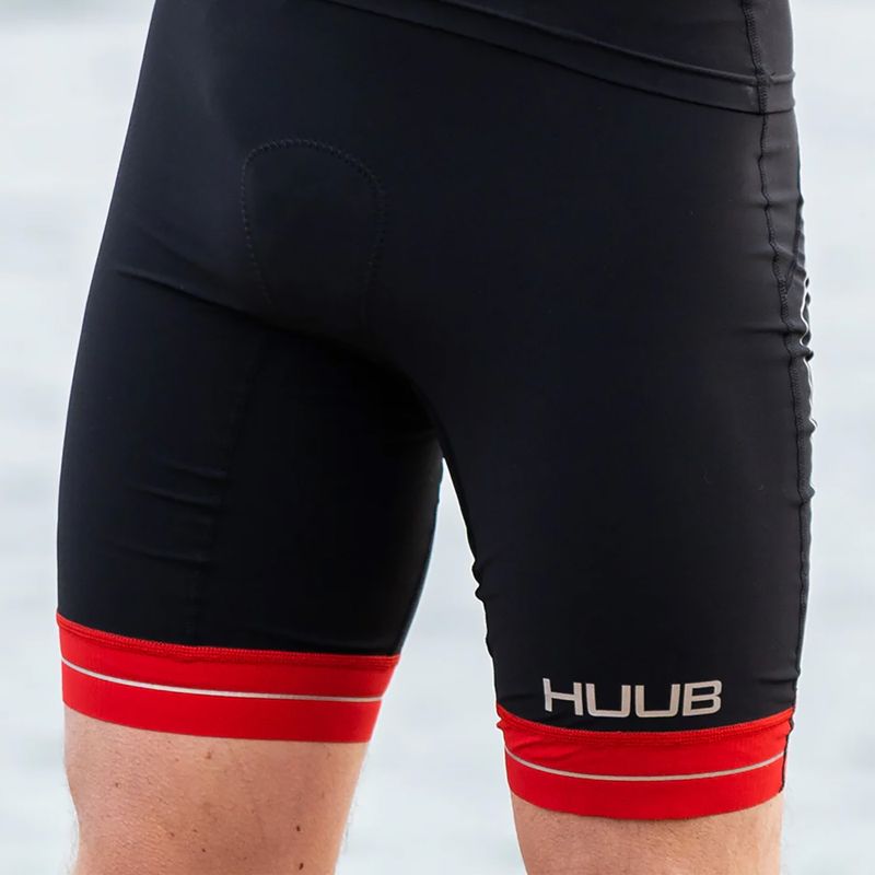 Triathlonshorts Herren HUUB Race Tri Short schwarz/rot RCSH 4