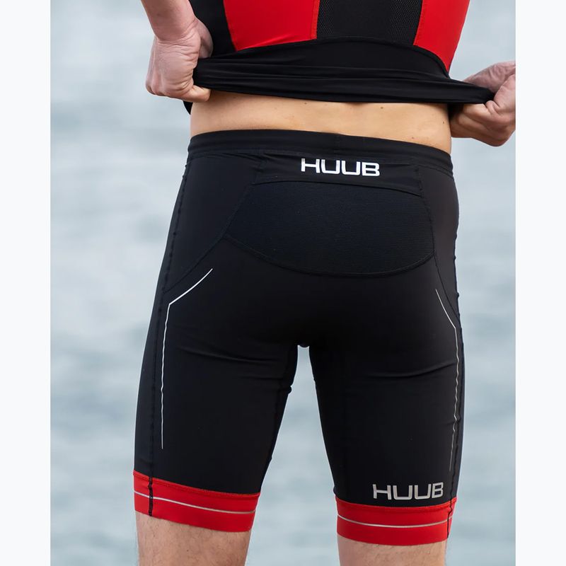 Triathlonshorts Herren HUUB Race Tri Short schwarz/rot RCSH 5