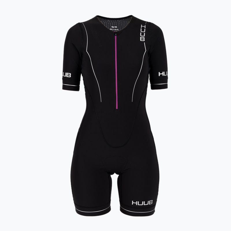 Triathlonanzug Damen HUUB Aura Long Course Tri Suit schwarz AURLCS