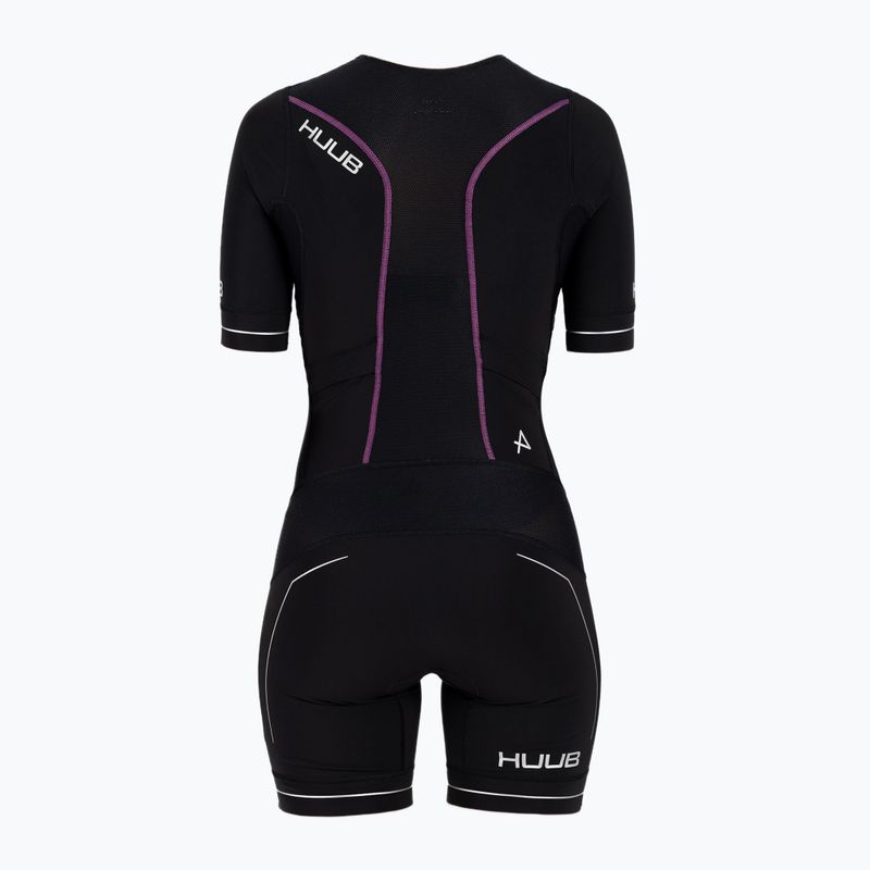 Triathlonanzug Damen HUUB Aura Long Course Tri Suit schwarz AURLCS 2