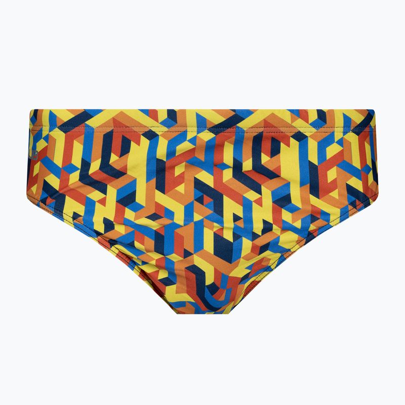 Herren Badehose HUUB Vivid Brief bunt BRIEFQP