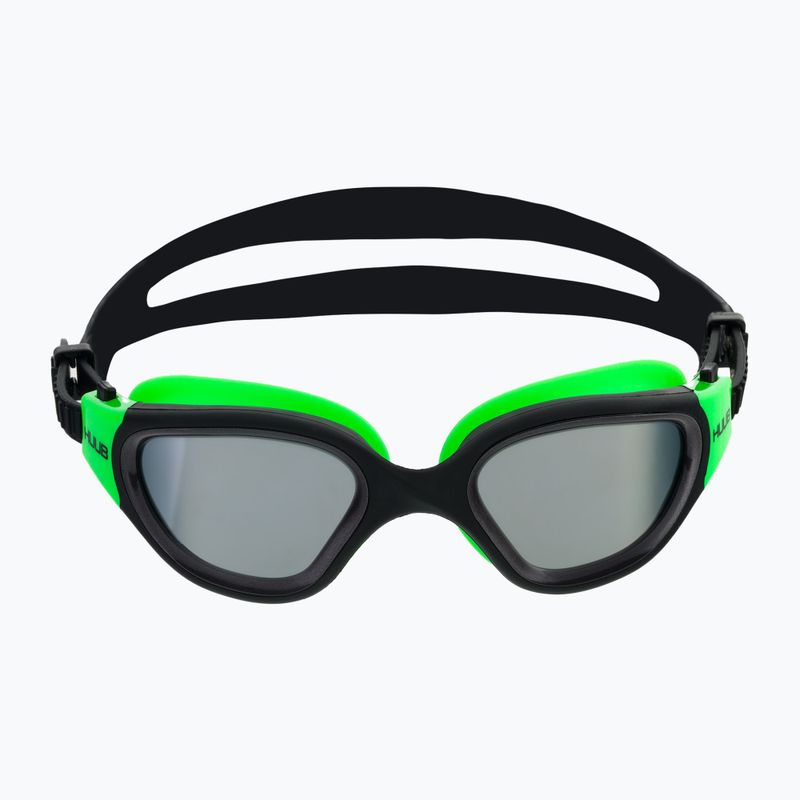Schwimmbrille HUUB Aphotic Polarised & Mirror schwarz-grün A2-AG 2