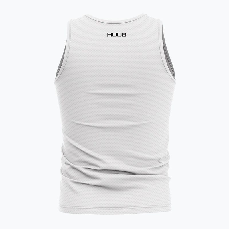 Fahrrad Tank Top Herren HUUB Cycling Undervest white 2