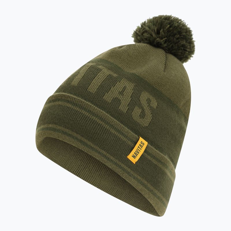 Navitas Fleece gefüttert Ski Bobble Wintermütze grün