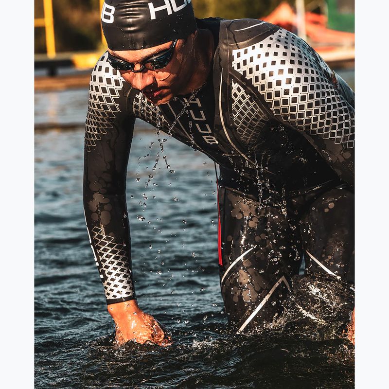 Triathlon neoprenanzug Herren HUUB Lurz Open Water schwarz RACEOP 7