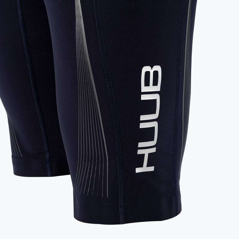 Triathlonanzug Herren HUUB Anemoi Aero + Flatlock schwarz-blau ANEPF 7