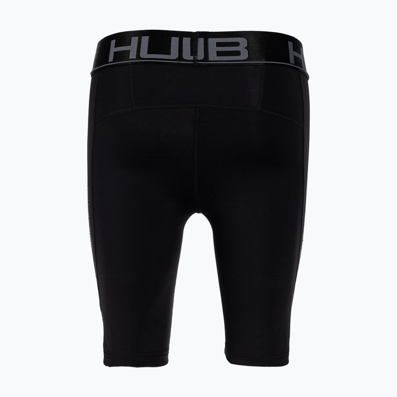 Kompressionshose Herren HUUB Compression Shorts schwarz COMSHORT 2