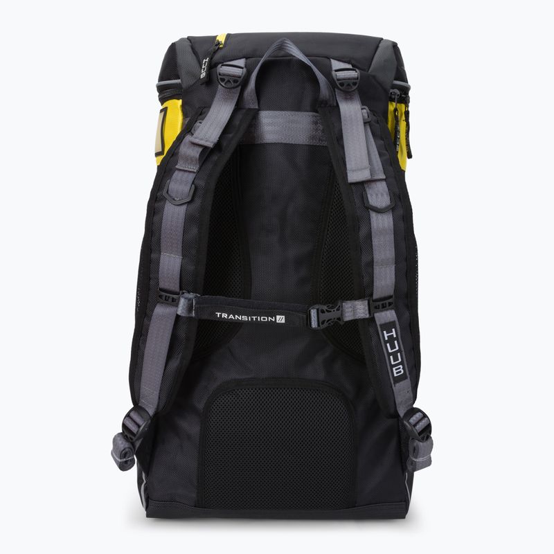 Triathlon Rucksack HUUB Transition II Rucksack schwarz-gelb A2-HB19FY 3