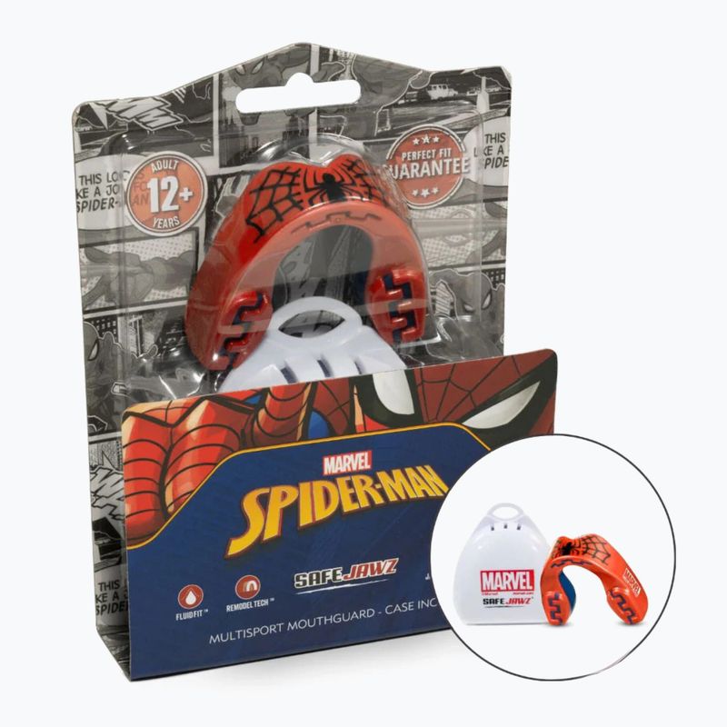 Kieferschutz Kinder SAFEJAWZ Marvel Spider Man Rot 2