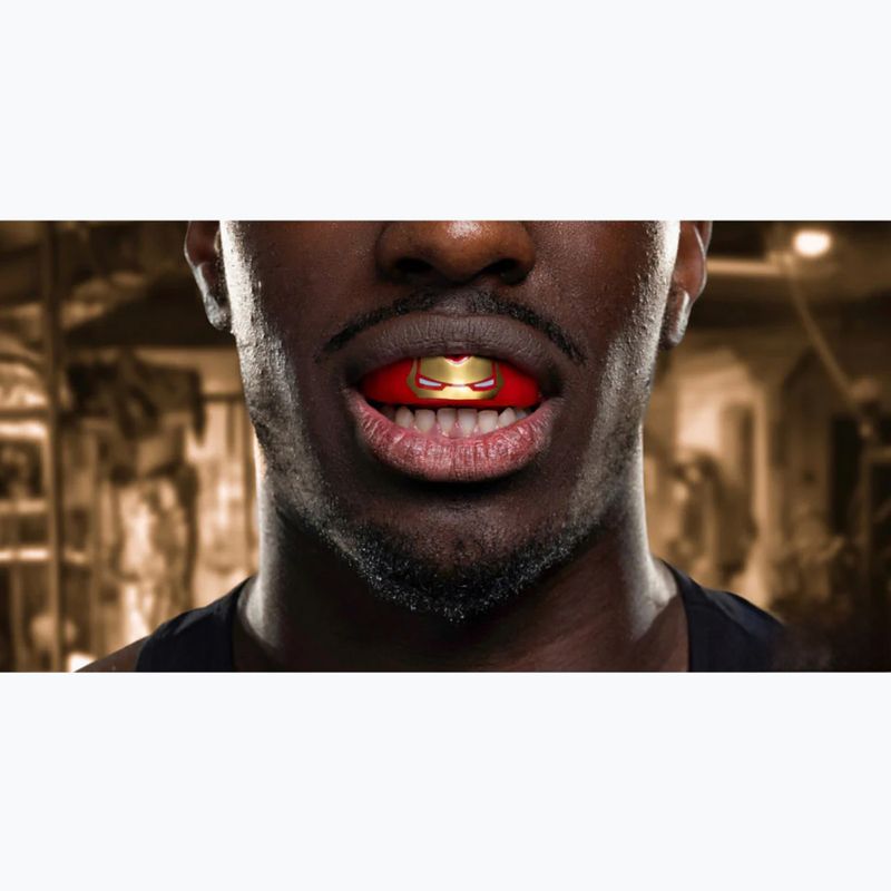 Kieferschutz SAFEJAWZ Marvel Iron Man Rot 5