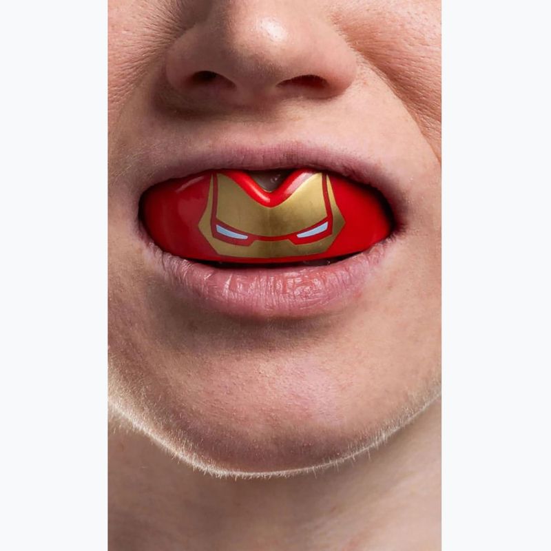 Kieferschutz Kinder SAFEJAWZ Marvel Iron Man Rot 3