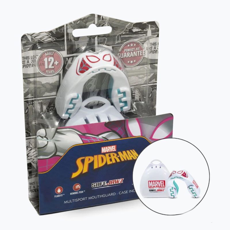 Kieferschutz Kinder SAFEJAWZ Marvel Spider Gwen Weiß 2