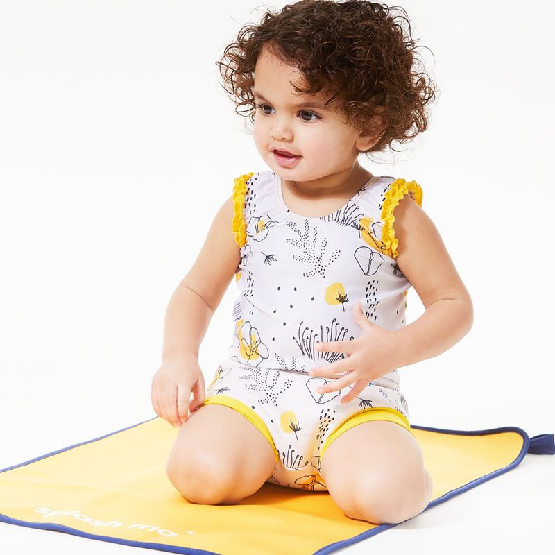 Einteiliger Badeanzug für Kinder Splash About Happy Nappy flowy meadow