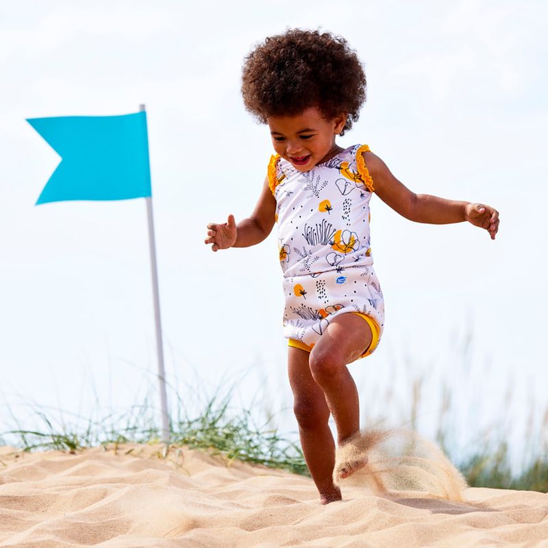 Einteiliger Badeanzug für Kinder Splash About Happy Nappy flowy meadow