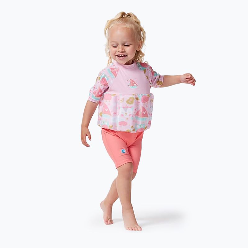 Children's Splash About Sleeved Floatsuit ging ins Meer 4