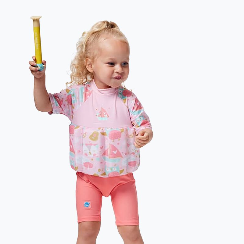 Children's Splash About Sleeved Floatsuit ging ins Meer 6