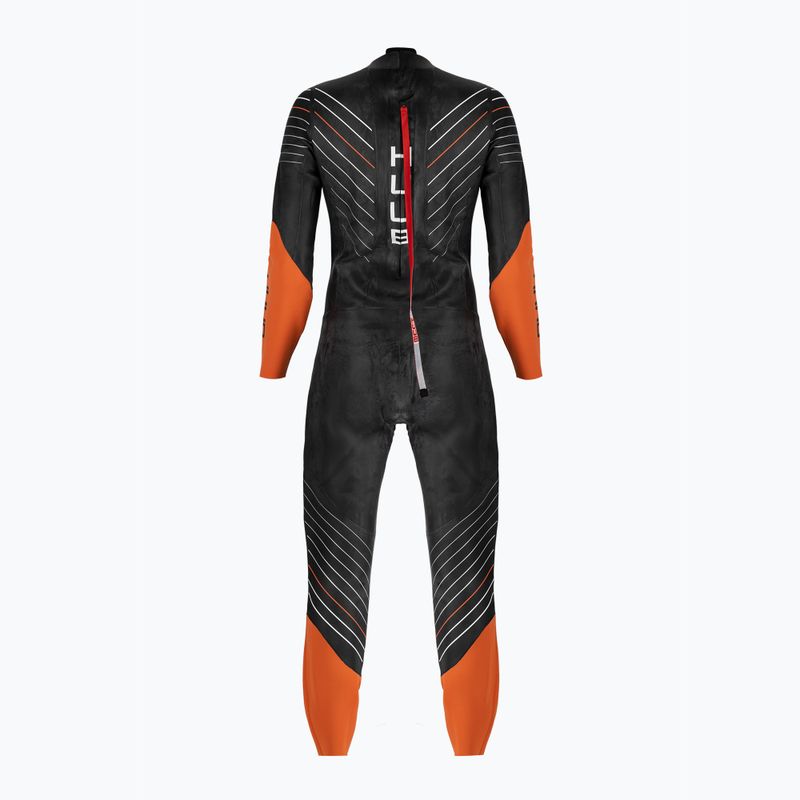 Triathlon neoprenanzug Herren HUUB Araya 2:4 schwarz-orange ARAYA 2