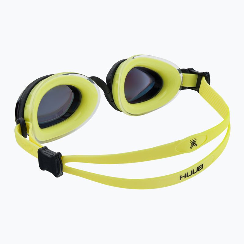 Schwimmbrille HUUB Pinnacle Air Seal schwarz-gelb A2-PINN 4