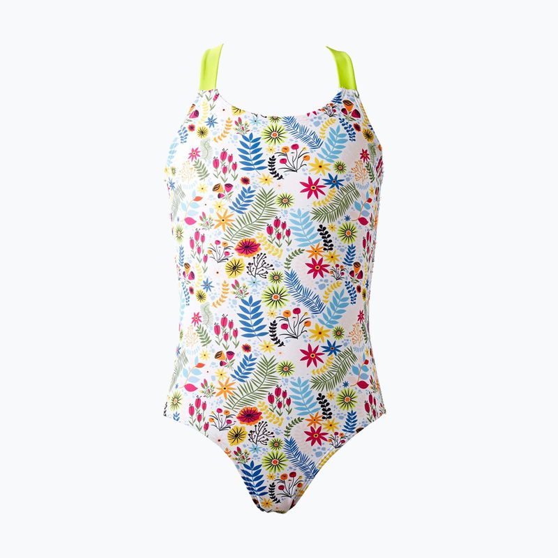 Einteiliger Kinder-Badeanzug Splash About Jungle Paradise lime    Neu