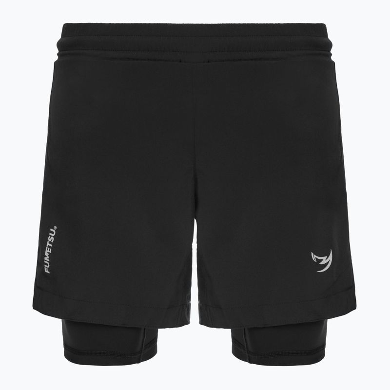 Trainingsshorts Herren FUMETSU Origins Dual Layer black