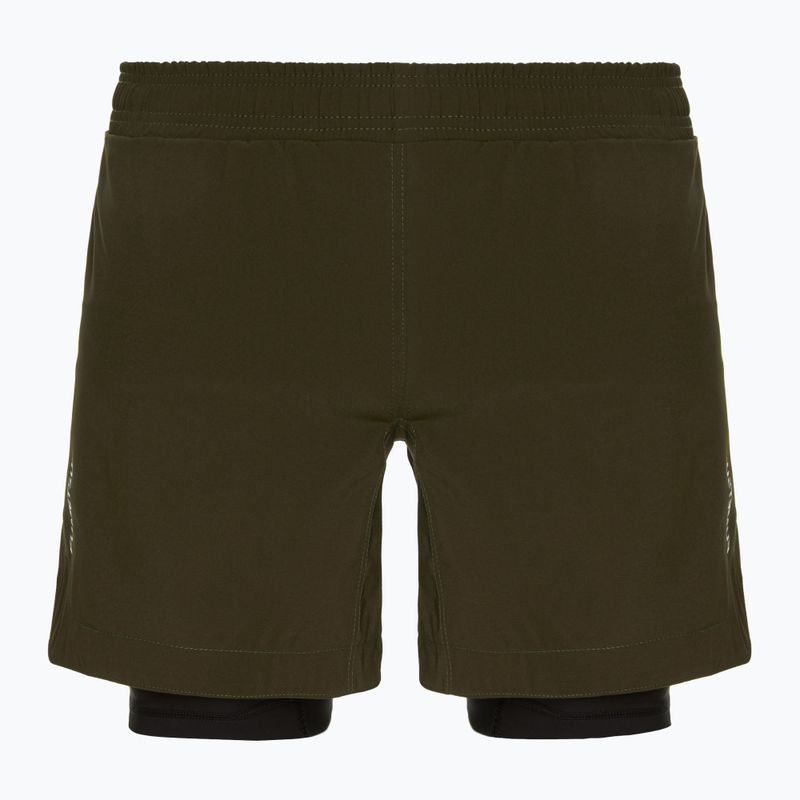Trainingsshorts Herren FUMETSU Origins Dual Layer khaki