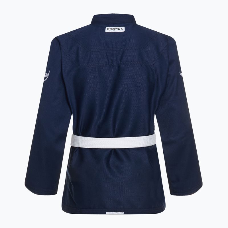 GI für brasilianisches Jiu-Jitsu FUMETSU Ghost V-Lite BJJ navy 3