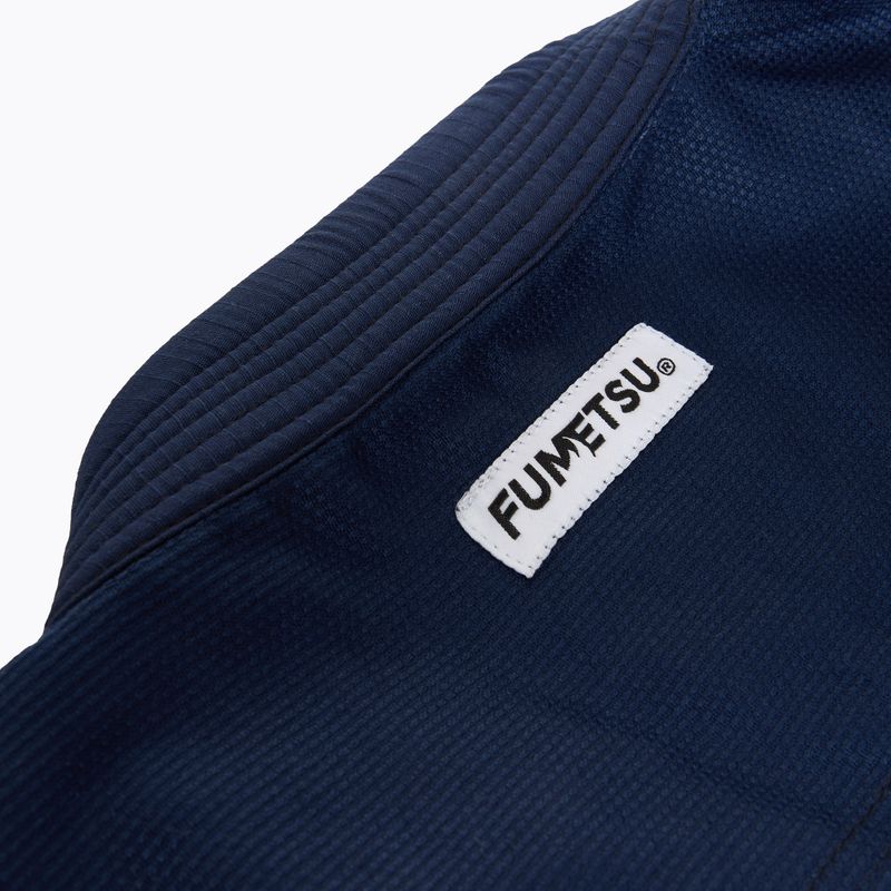 GI für brasilianisches Jiu-Jitsu FUMETSU Ghost V-Lite BJJ navy 11