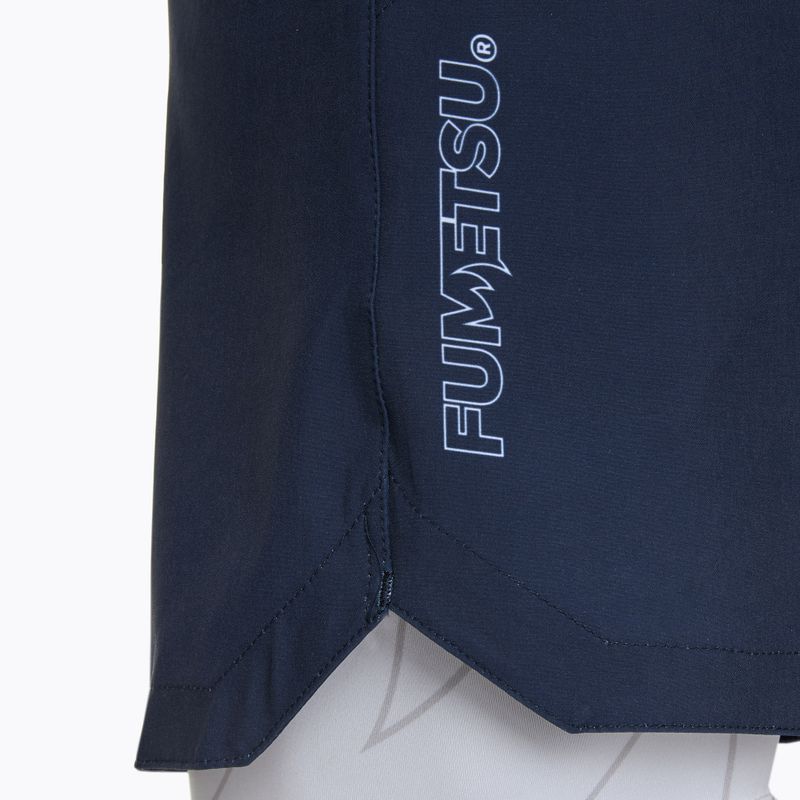 Trainingsshorts Herren FUMETSU Icon Dual Layer Training navy/ white 5