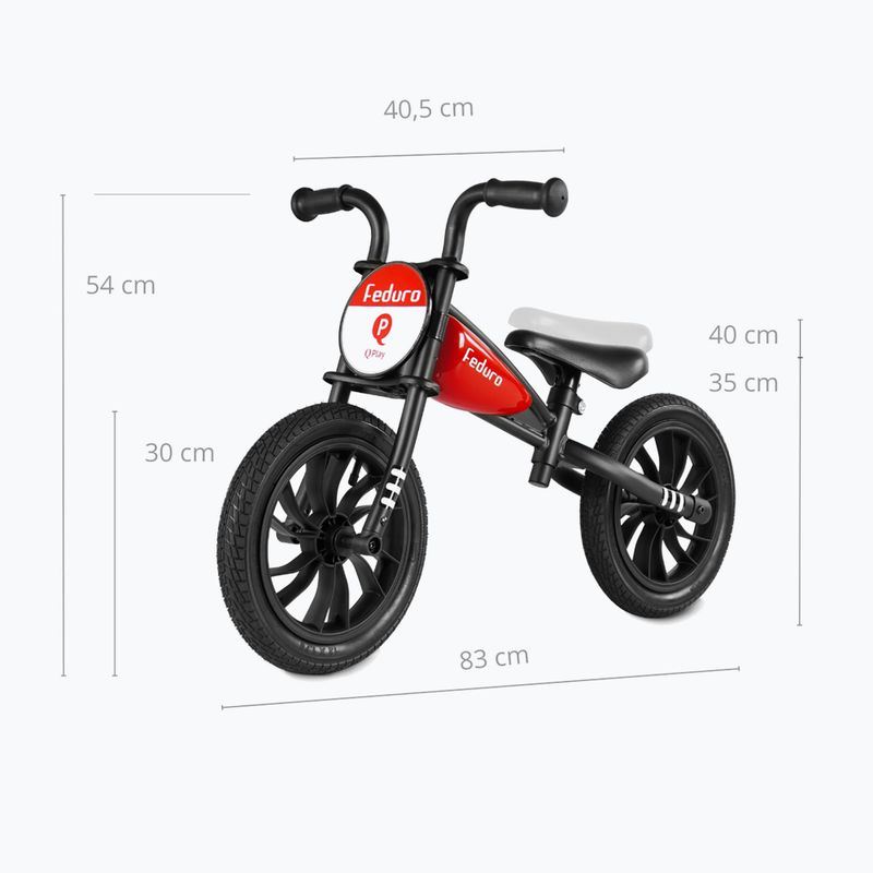 Laufrad Qplay Feduro red 2