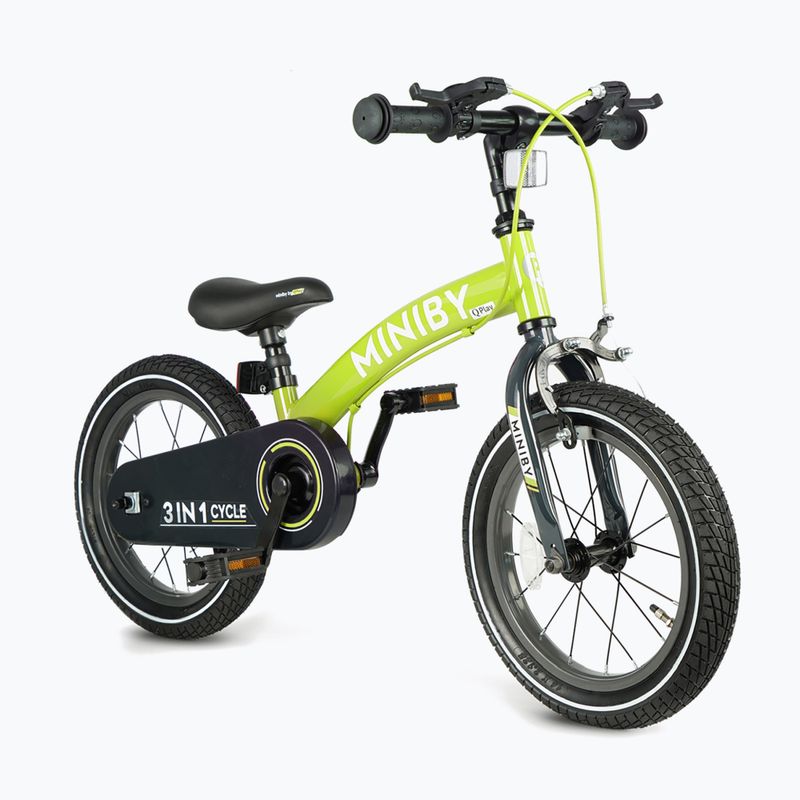 Kinderfahrrad Qplay Miniby 3in1 grün 3
