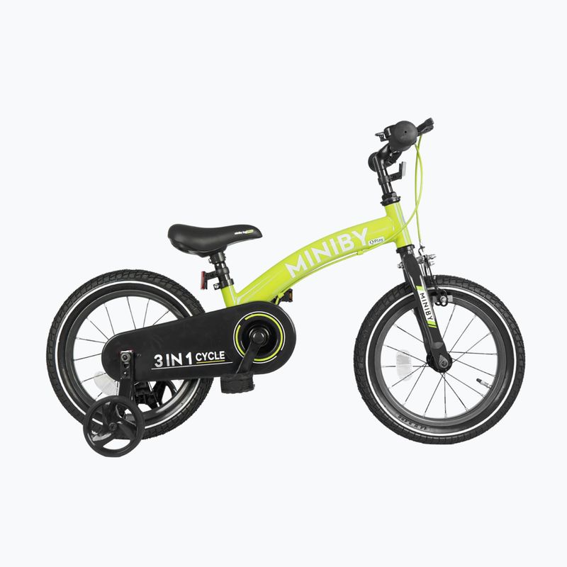 Kinderfahrrad Qplay Miniby 3in1 grün 5