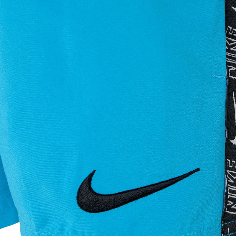 Herren Nike Logo Tape 4'' Volley Shorts blau NESSD794-480