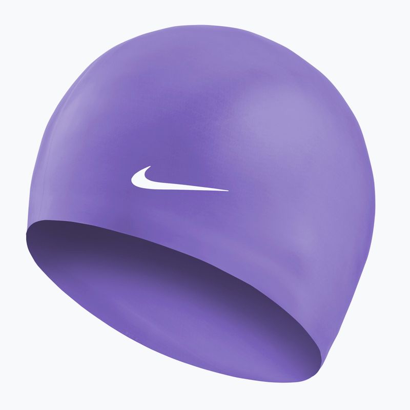 Nike Solid Silicone Kinder Badekappe lila TESS0106-505 2