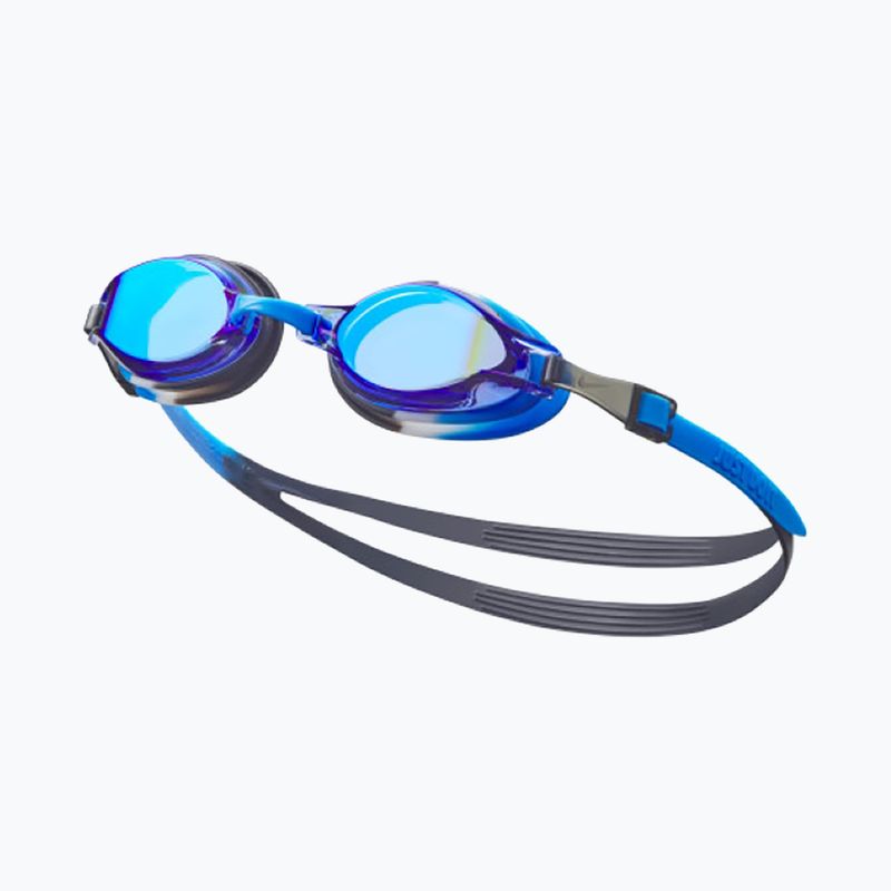 Nike Kinder Schwimmbrille Chrom Foto blau 6