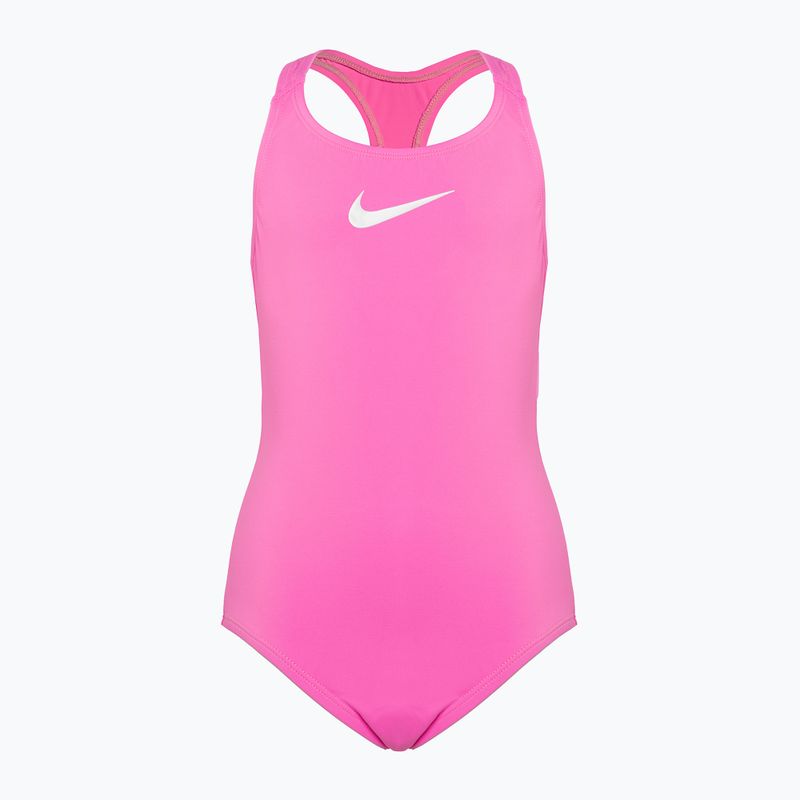 Nike Essential Racerback Kinder Badeanzug einteilig rosa NESSB711-670