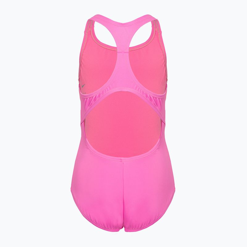 Nike Essential Racerback Kinder Badeanzug einteilig rosa NESSB711-670 2