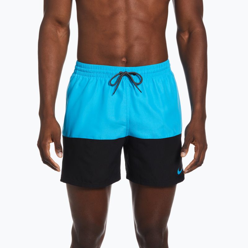 Herren Nike Split 5" Volley Badeshorts blau NESSB451-480