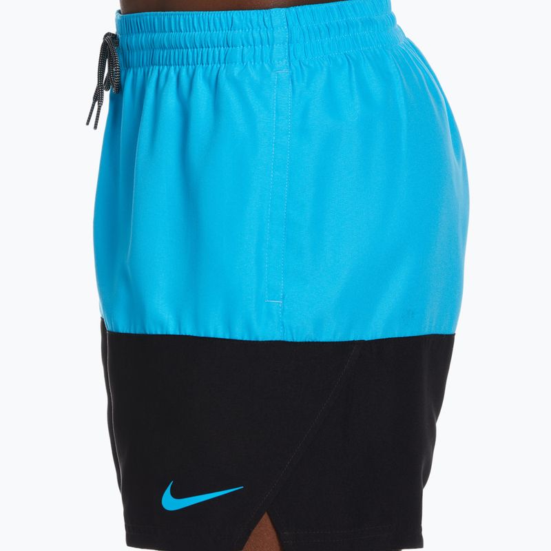 Herren Nike Split 5" Volley Badeshorts blau NESSB451-480 3