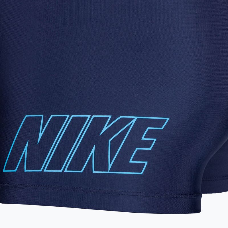 Herren Nike Logo Square Badeshorts midnight navy 4