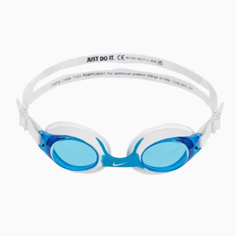 Nike Lil Swoosh Junior Schwimmbrille weiß 2