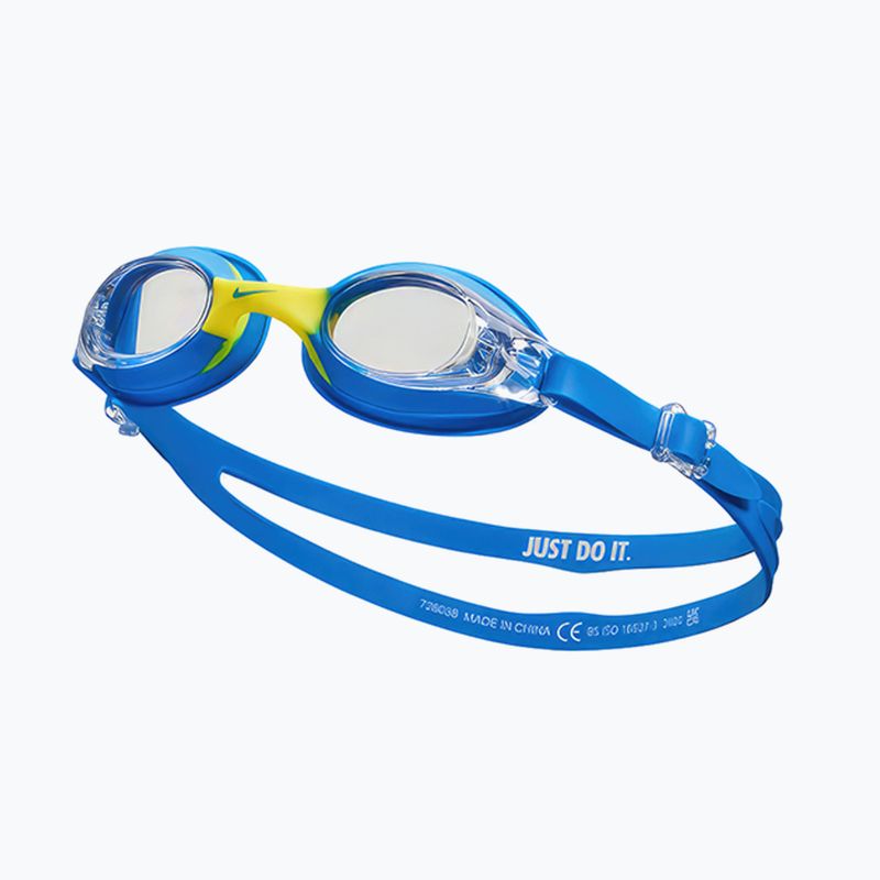 Nike Lil Swoosh Junior Schwimmbrille Foto blau 6