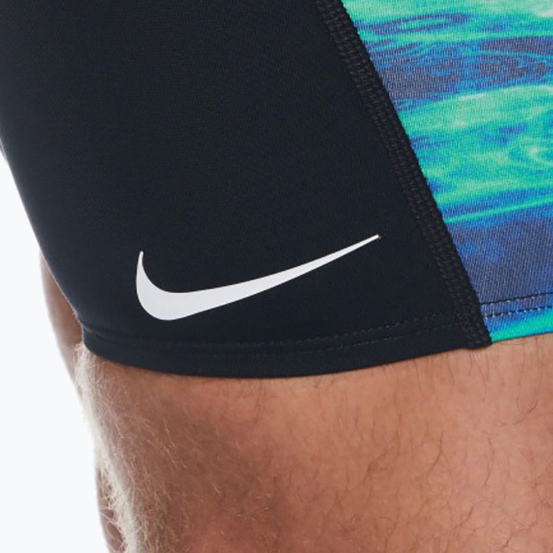 Herren Nike Smoke Jammer Badebekleidung blau grün 10