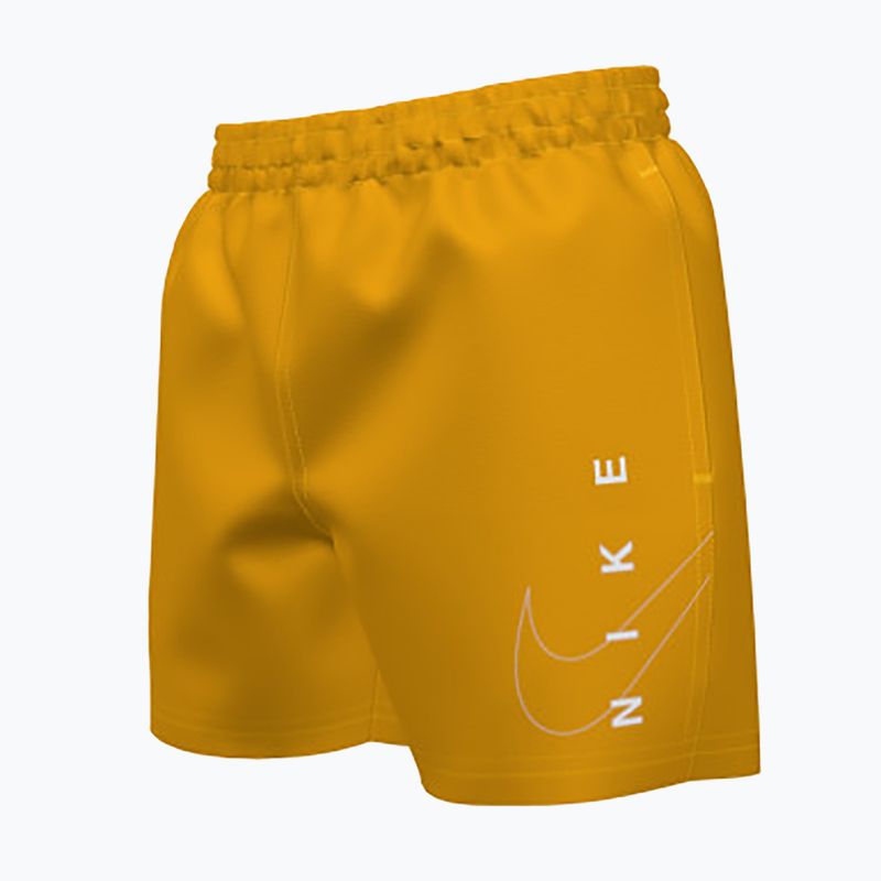 Nike Split Logo 4" Volley Laser orange Kinder Badeshorts 5