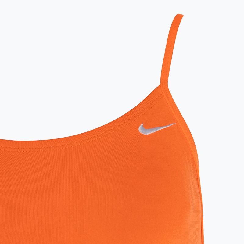 Einteiliger Damen-Badeanzug Nike Lace Up Tie Back total orange 3