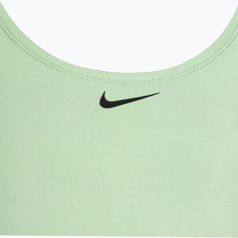Einteiliger Damen-Badeanzug Nike Logo Tape Fastback vapor green 3
