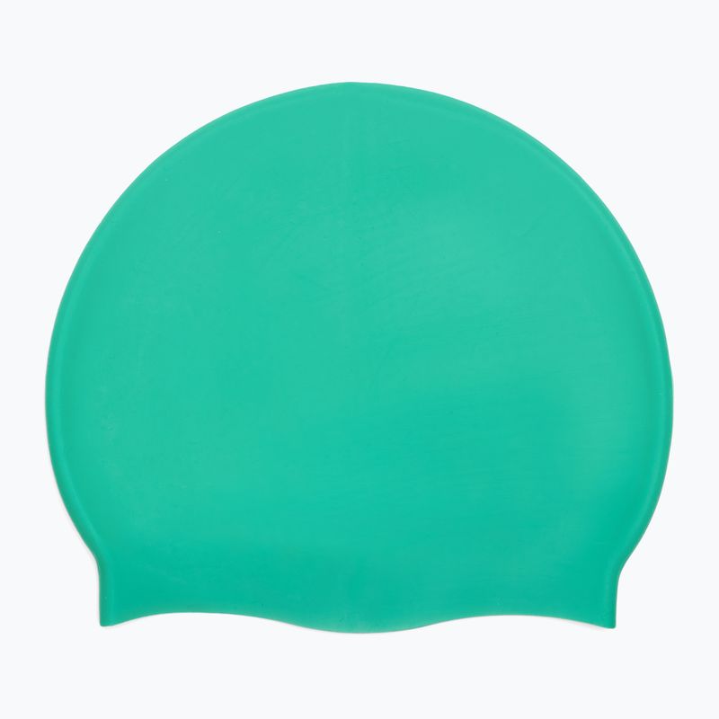 Kinderschwimmkappe Nike Solid Silicone grün shock 2