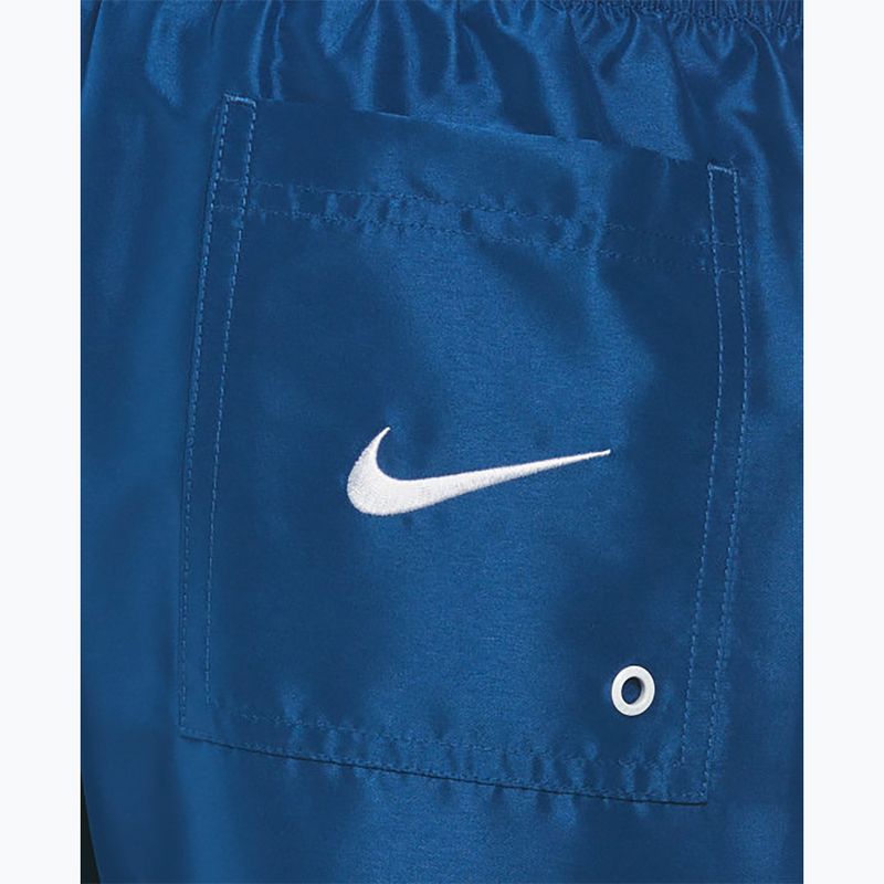 Herren Nike Big Block 7" Volley Court blau Badeshorts 9